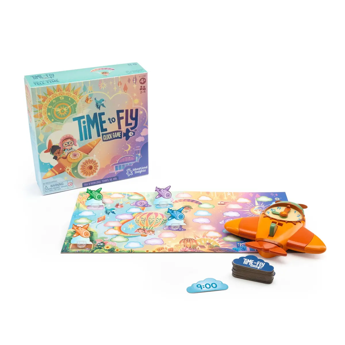 Educational Insights Time Flies Game - Learn To Tell Time 1