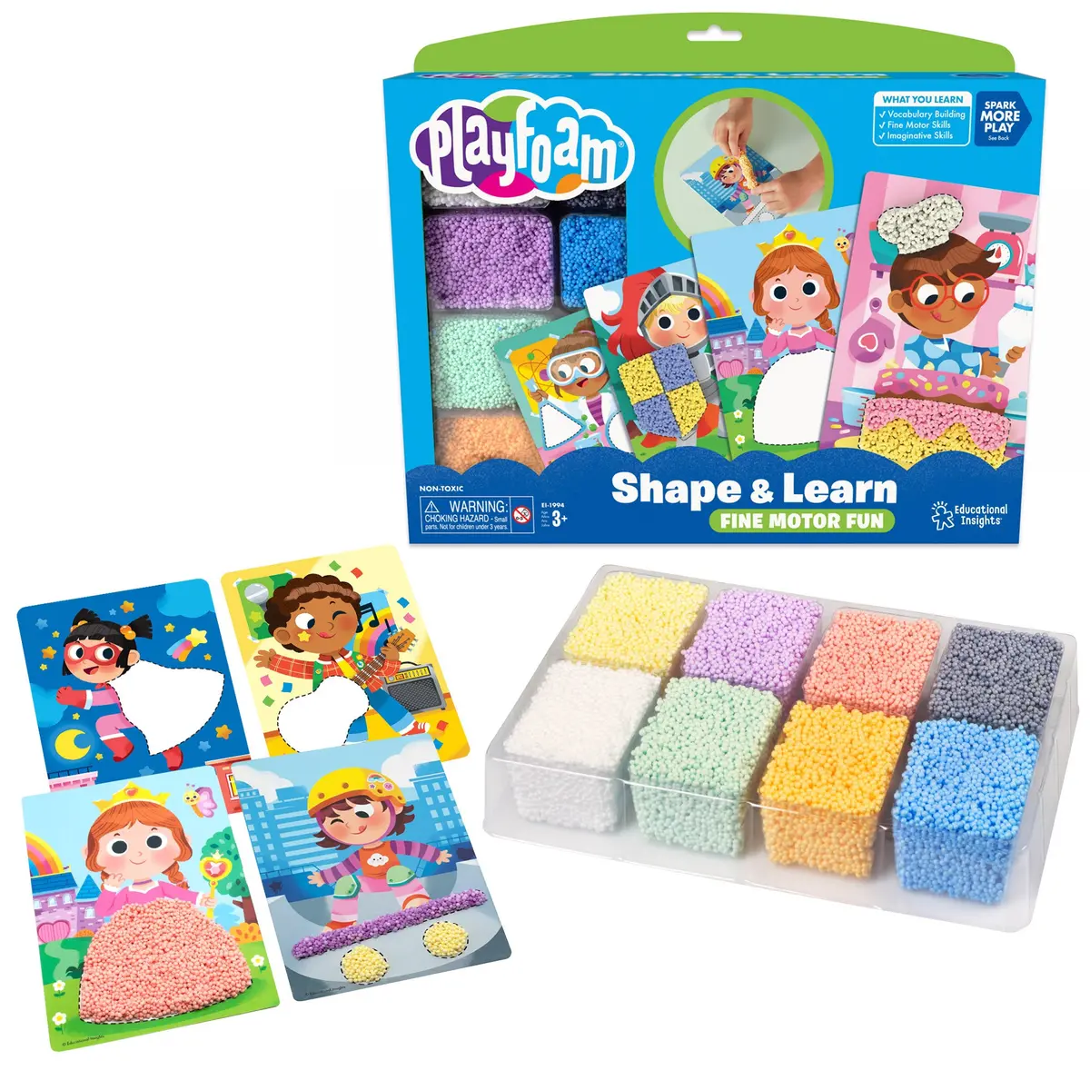Educational Insights Playfoam® Shape & Learn Fine Motor Fun 1