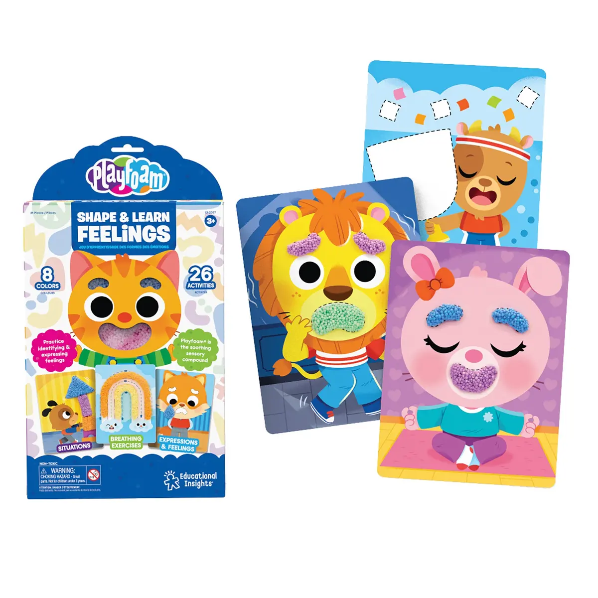 Educational Insights Playfoam® Shape & Learn Feelings 1