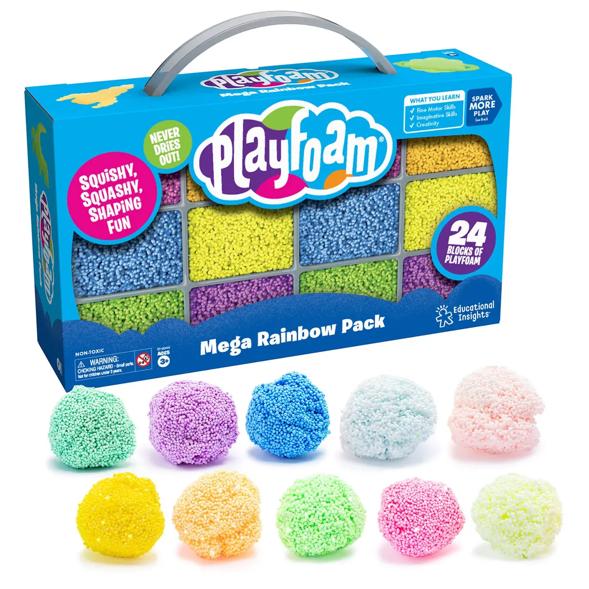 Educational Insights Playfoam® Mega Rainbow Pack 1