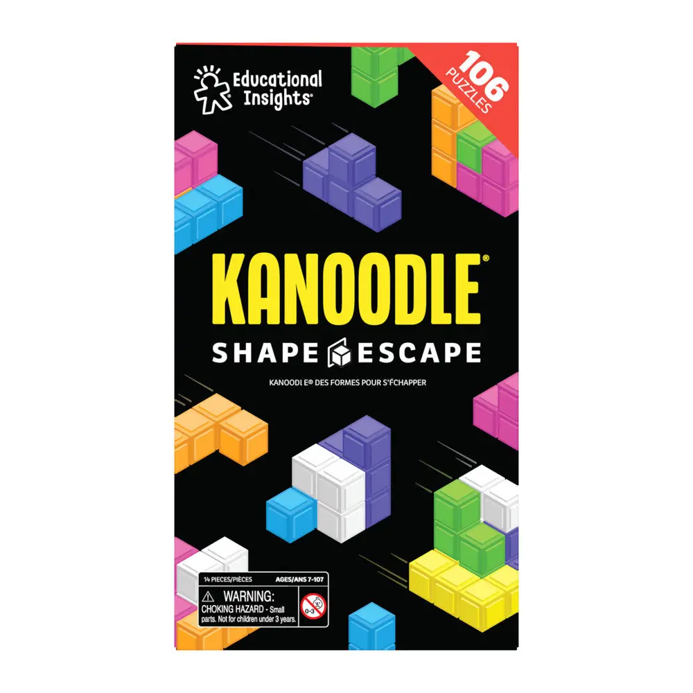 Educational Insights Kanoodle Shape Escape Puzzle Game - 100 Challenges 1