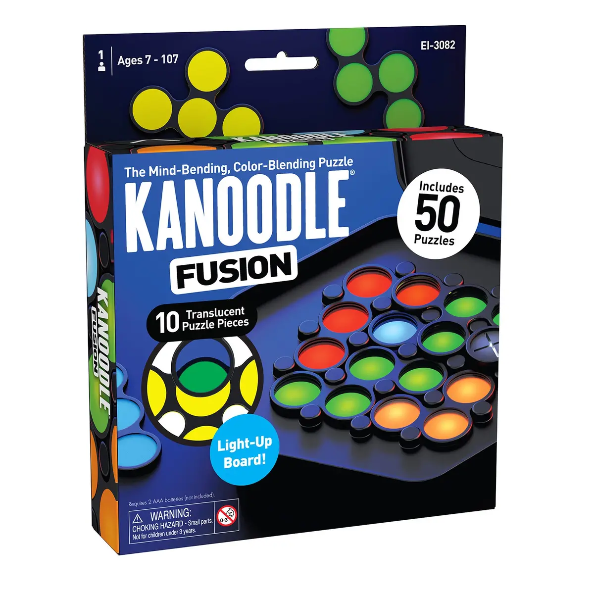 Educational Insights Kanoodle Fusion - Interactive Color-Mixing Puzzle 1