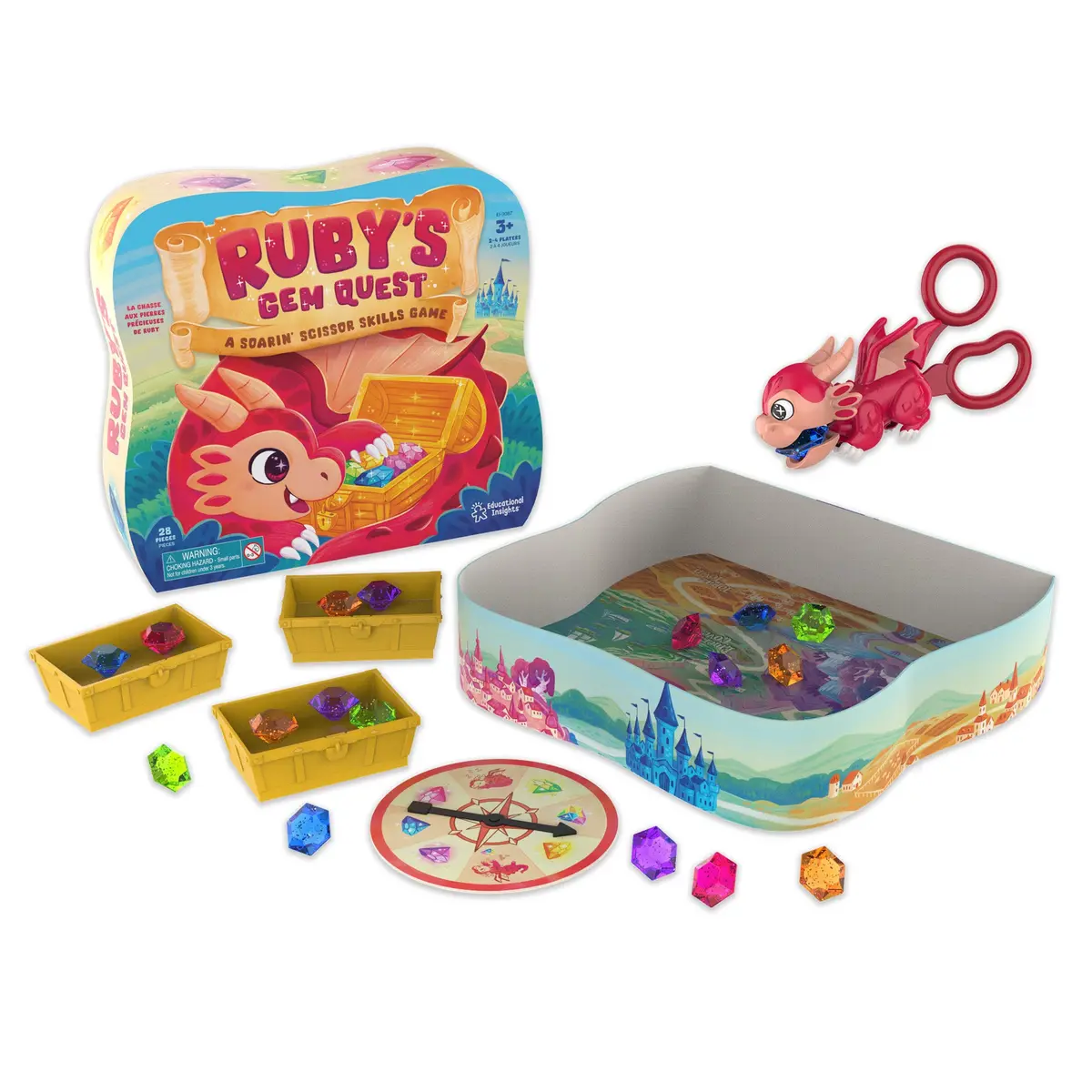 Educational Insights Ruby's Gem Quest Scissor Skills Game 1