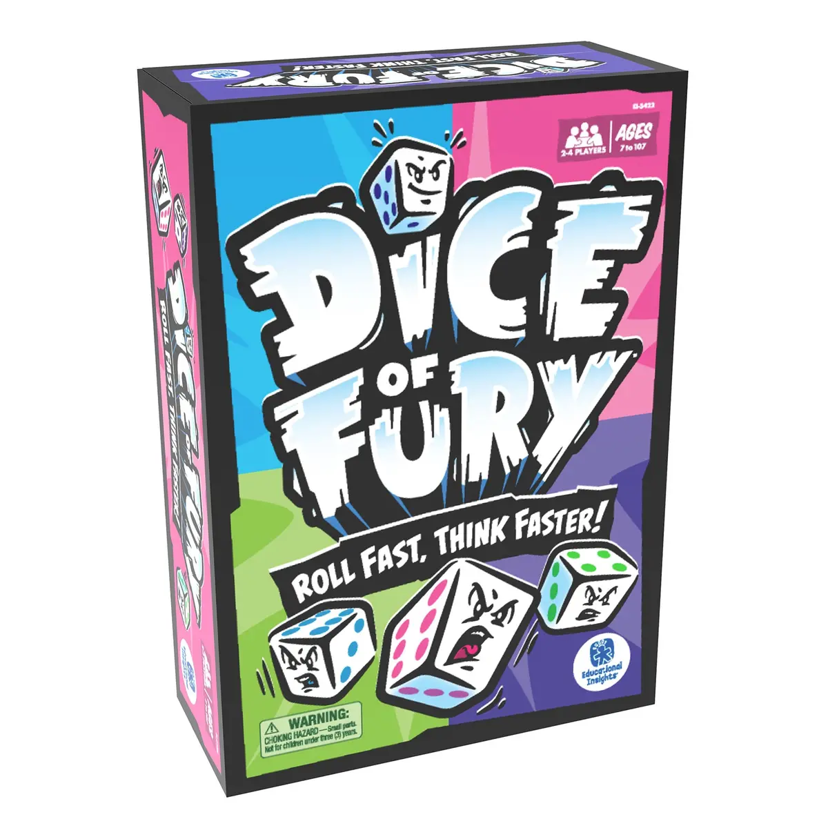 Educational Insights Dice Of Fury Fast-Paced Dice Game 1