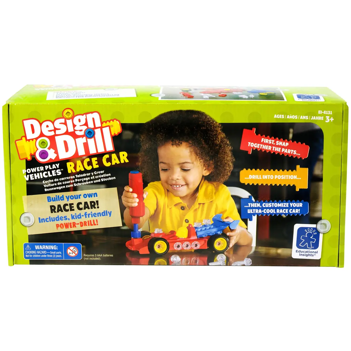 Educational Insights Design & Drill Power Play Vehicles - Race Car 1