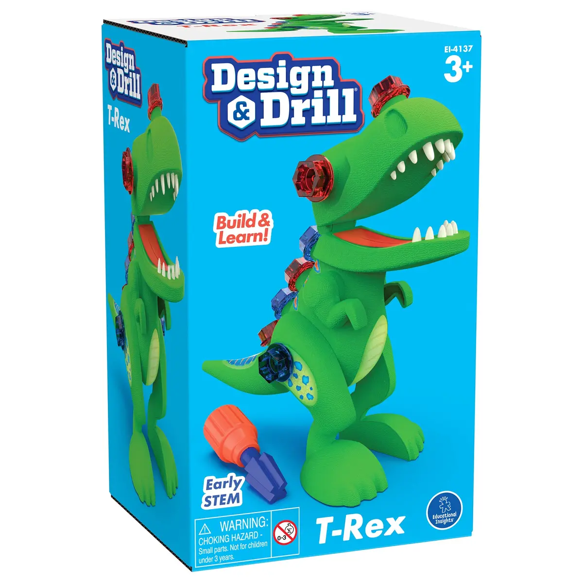 Educational Insights Design & Drill T-Rex - Interactive Dinosaur Toy 1