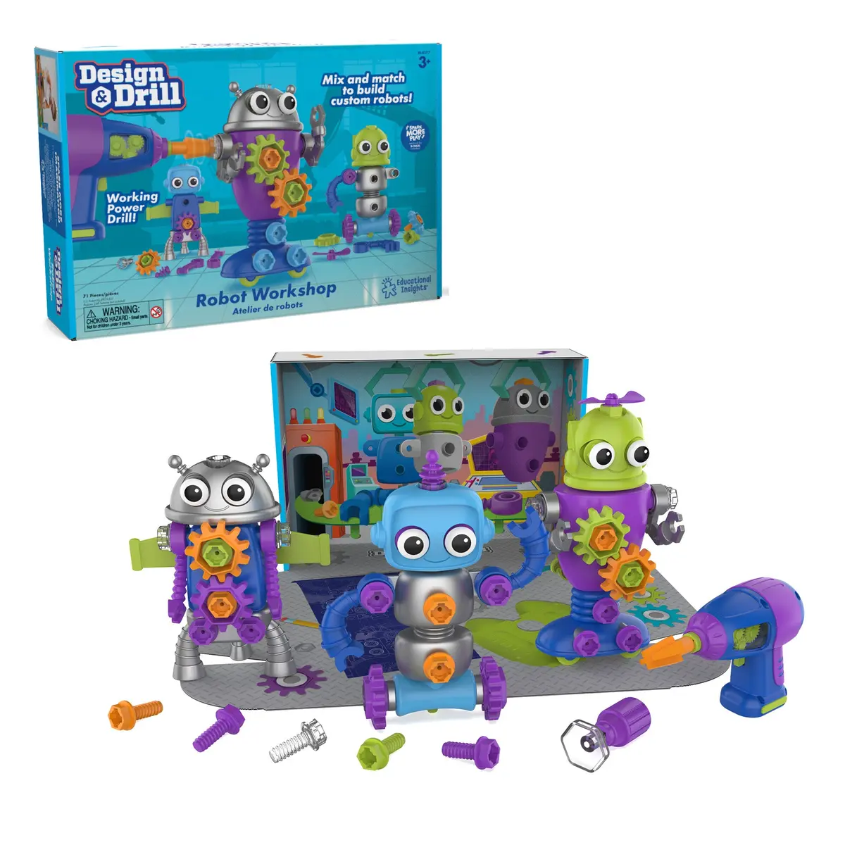 Educational Insights Robot Workshop - Creative Building Set 1