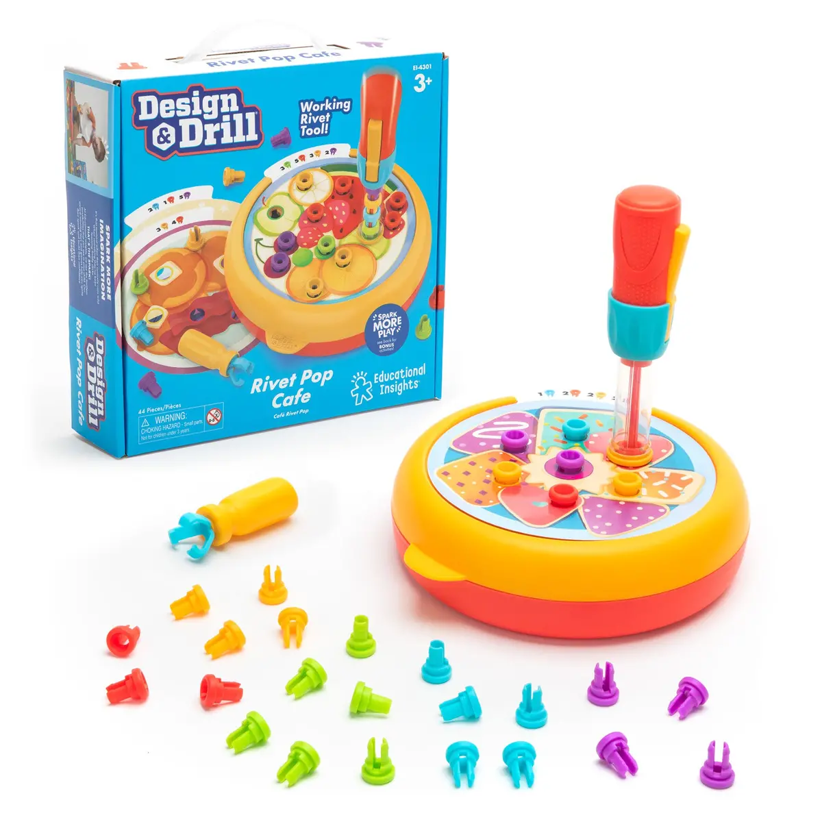 Educational Insights Rivet Pop Cafe - Colorful Stem Learning Toy 1