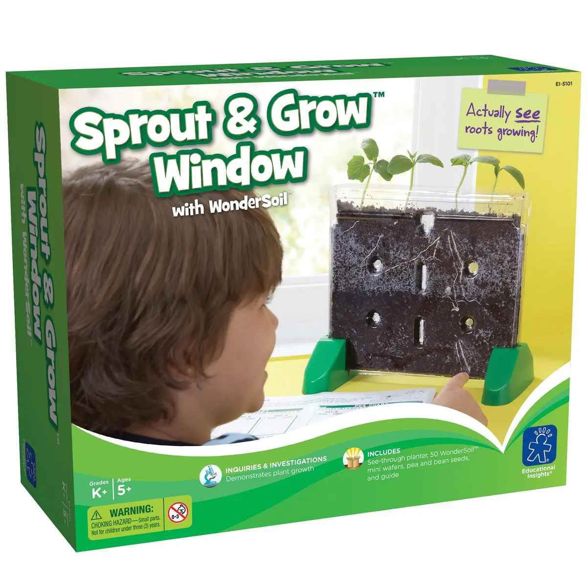 Educational Insights Sprout & Grow Window Plant Science Kit 1