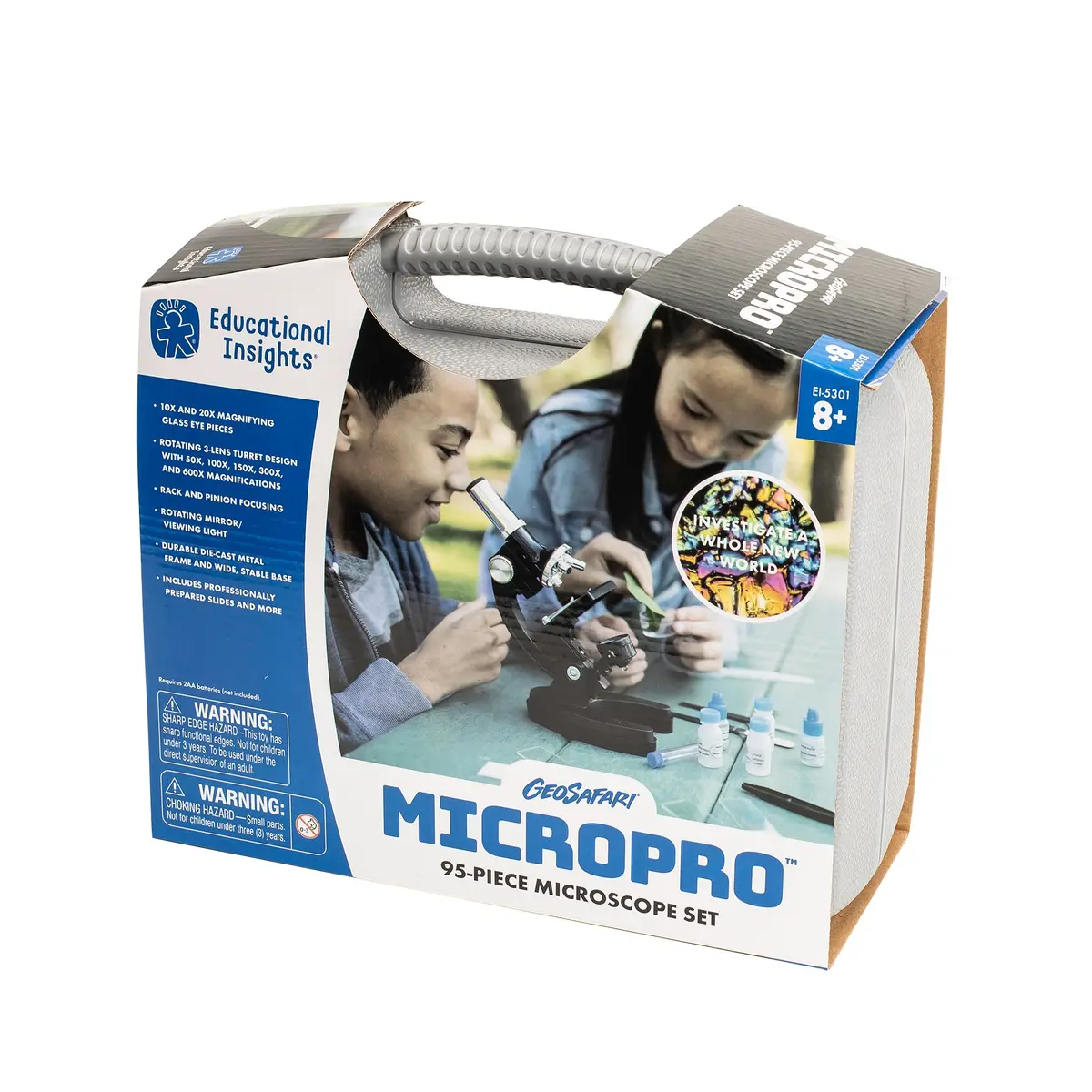 Educational Insights Geosafari Micropro 95-Piece Microscope Set 1