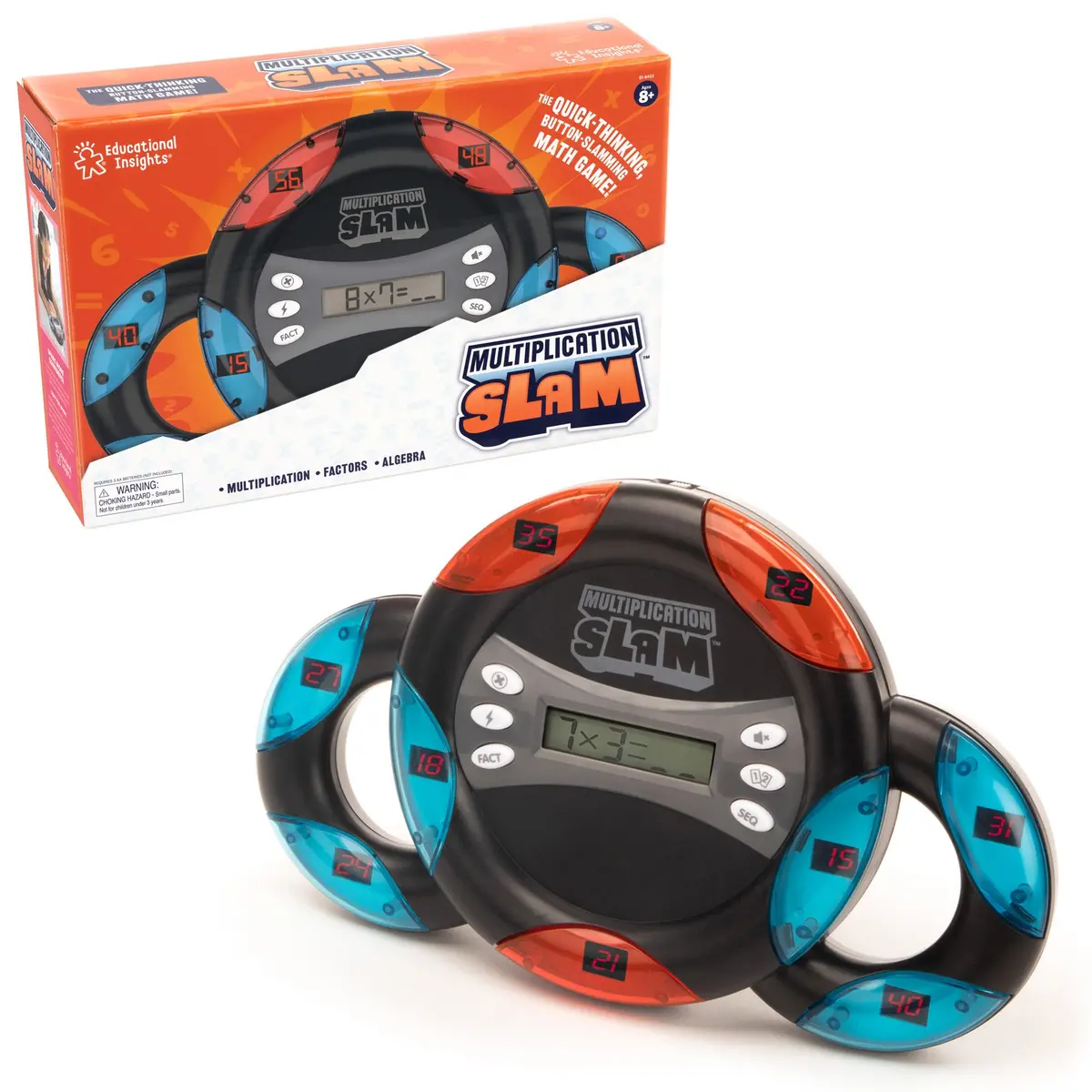 Educational Insights Multiplication Slam Electronic Math Handheld Game 1