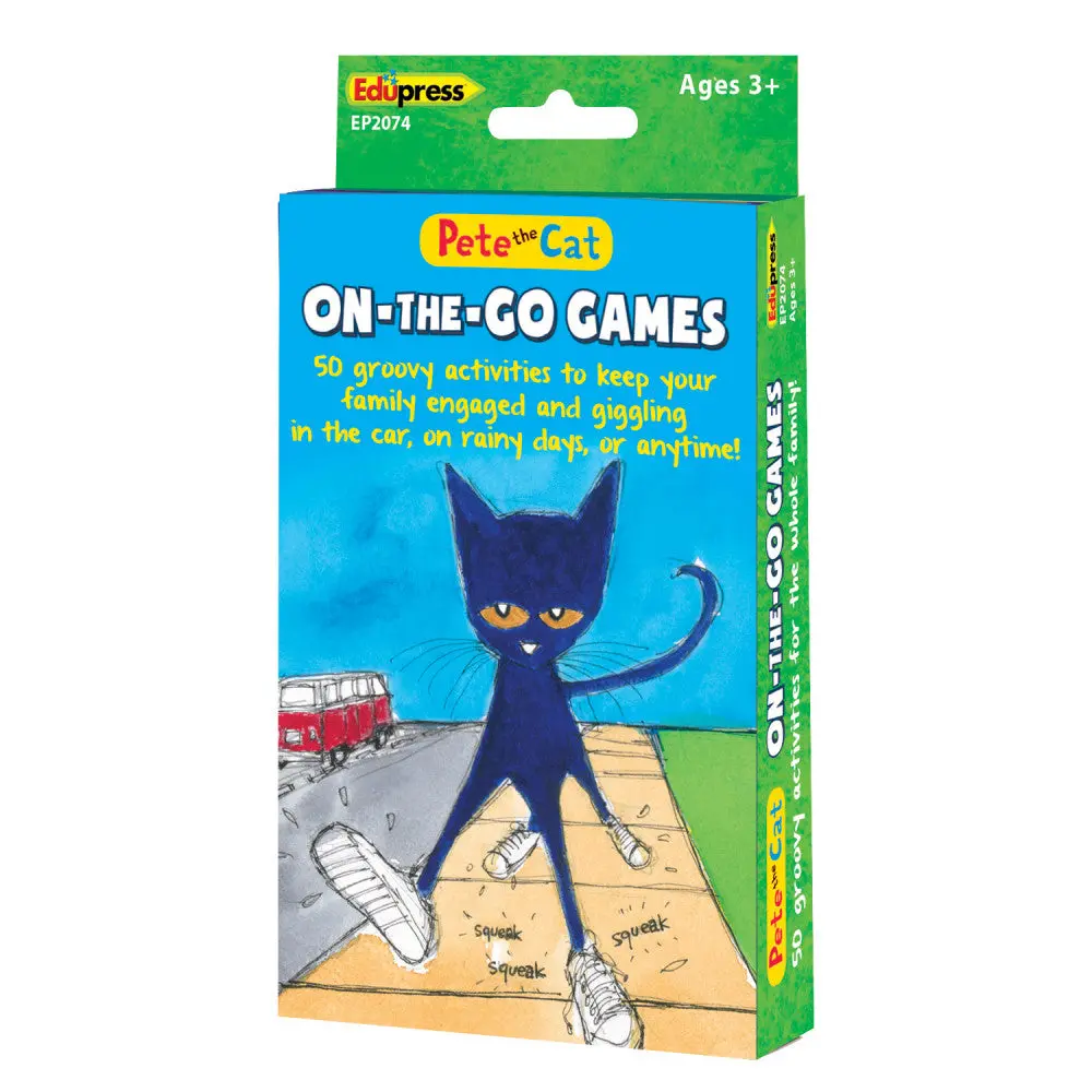 Pete The Cat On-The-Go Games Card Set By Edupress 1