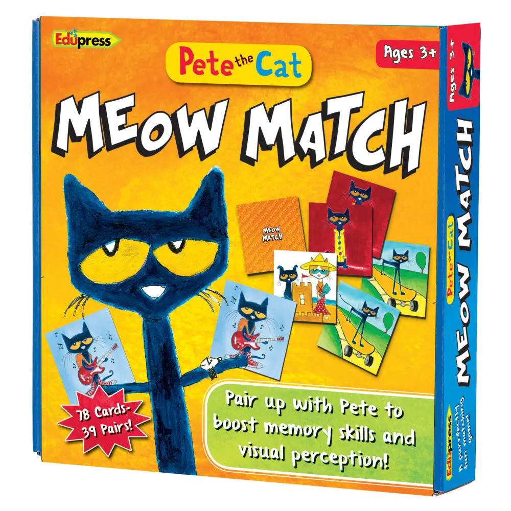 Pete The Cat Meow Match Memory Game 1