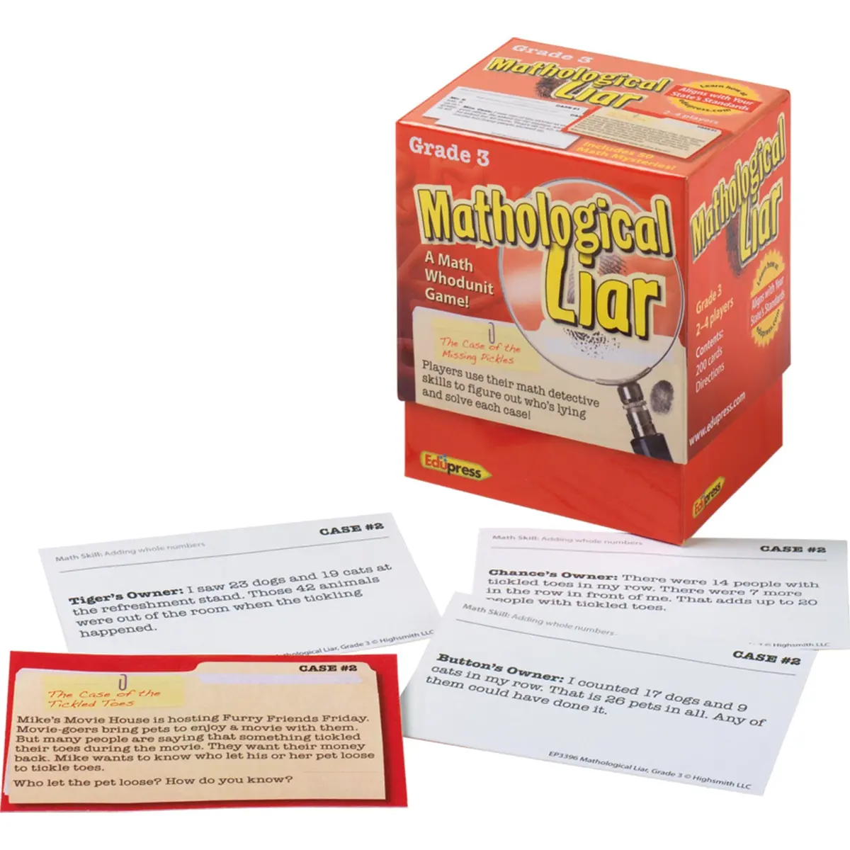 Edupress Mathological Liar Game - Grade 3 - Critical Thinking Math Mysteries 1