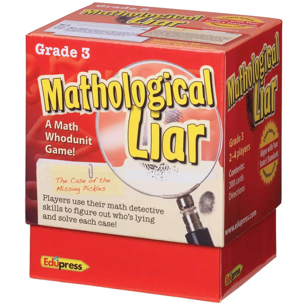 Edupress Mathological Liar Game - Grade 3 - Critical Thinking Math Mysteries 2