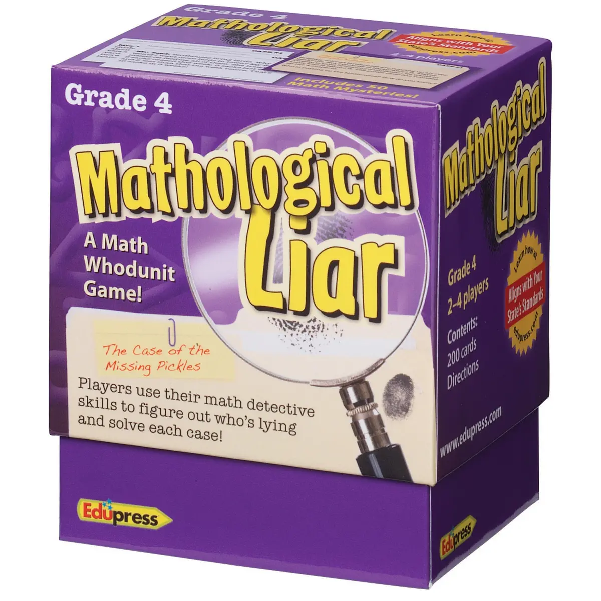 Edupress Mathological Liar Game - Grade 4 - Math Detective Fun 1