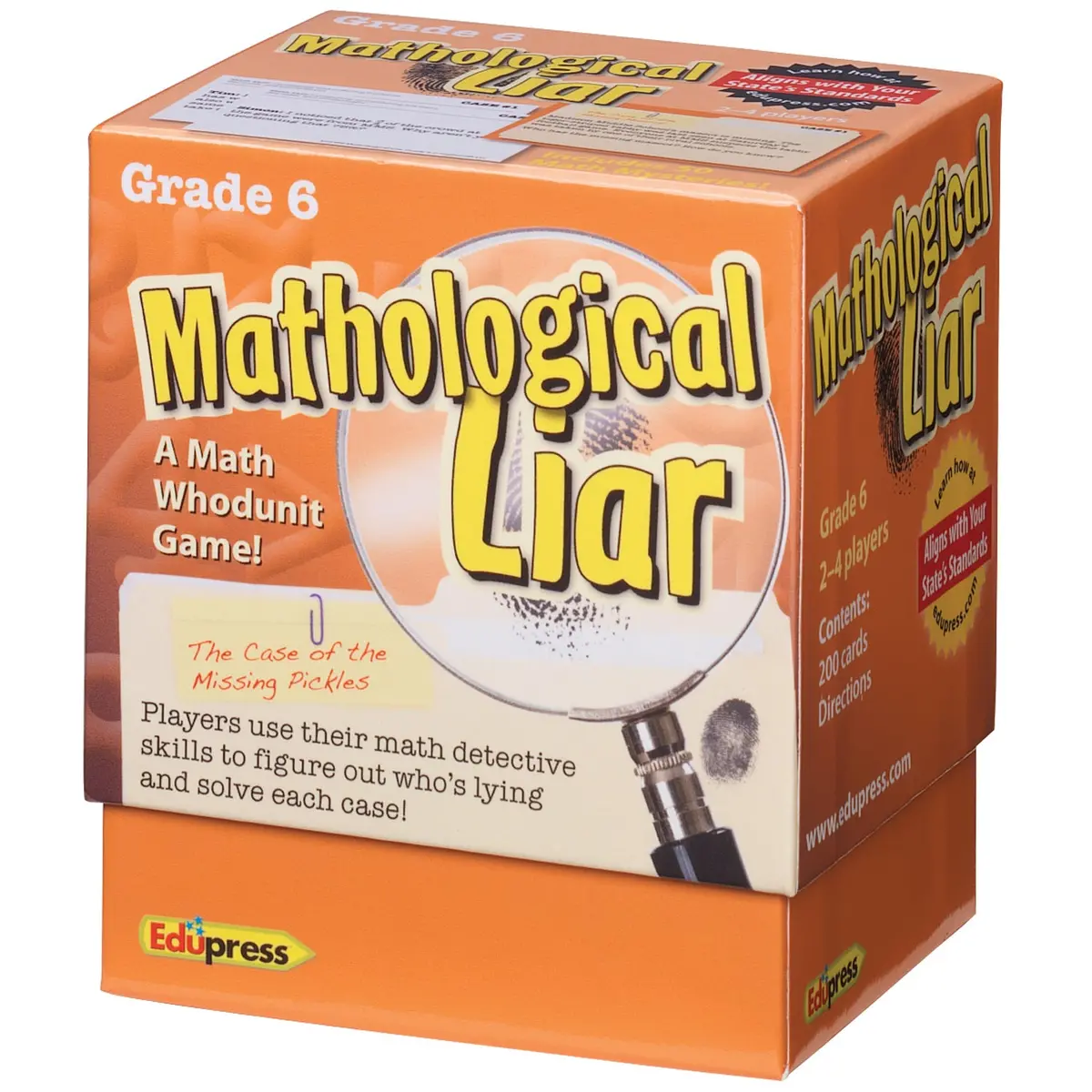 Edupress Mathological Liar Game - Grade 6 - Critical Thinking Math Puzzles 1