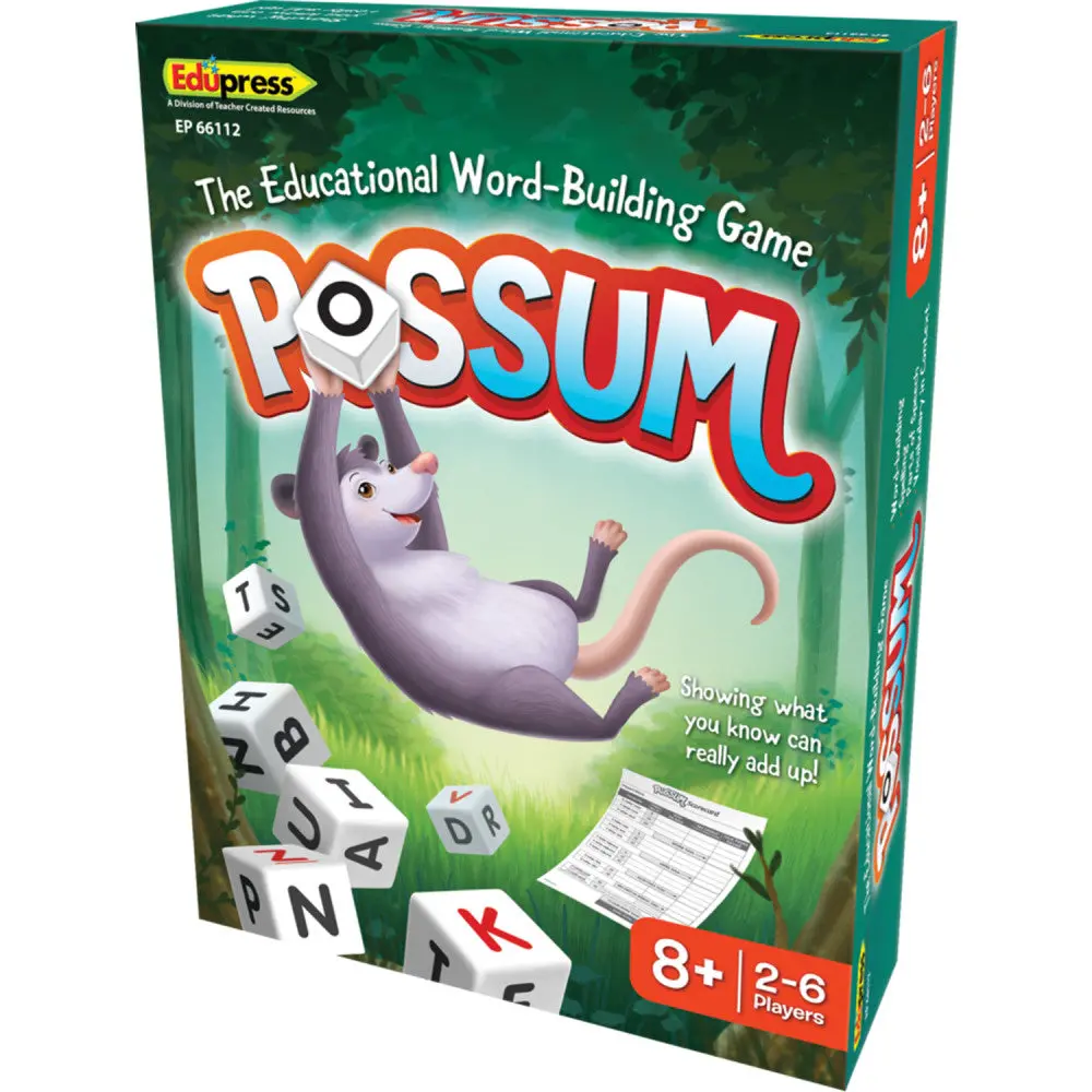 Teacher Created Resources Possum Letter Dice Game 1