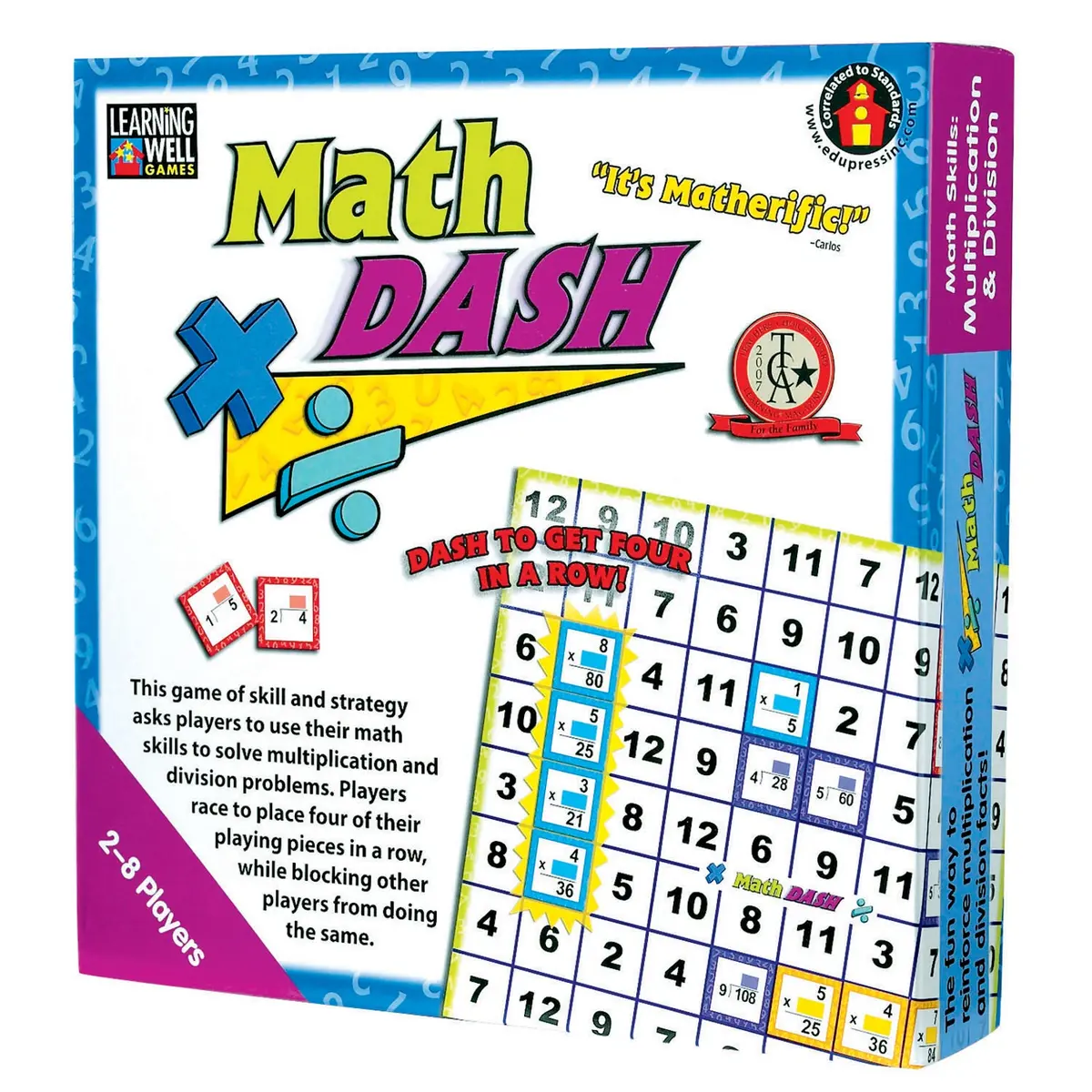 Edupress Math Dash Game - Multiplication & Division Challenge 1