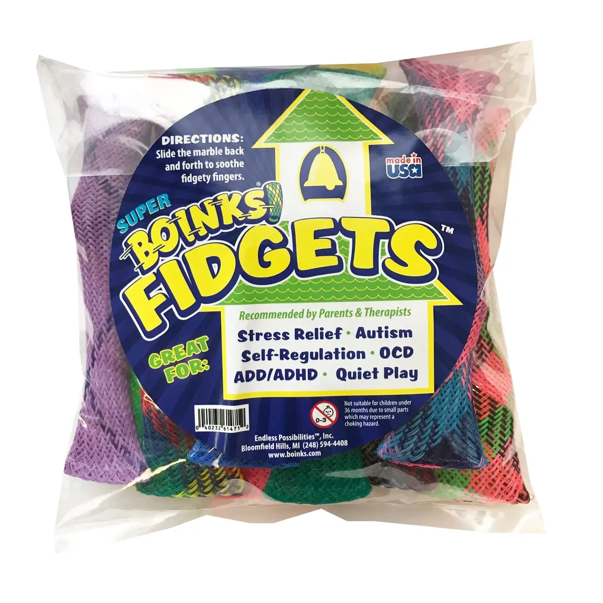 Endless Possibilities Super Boinks Fidgets, Pack Of 10 1