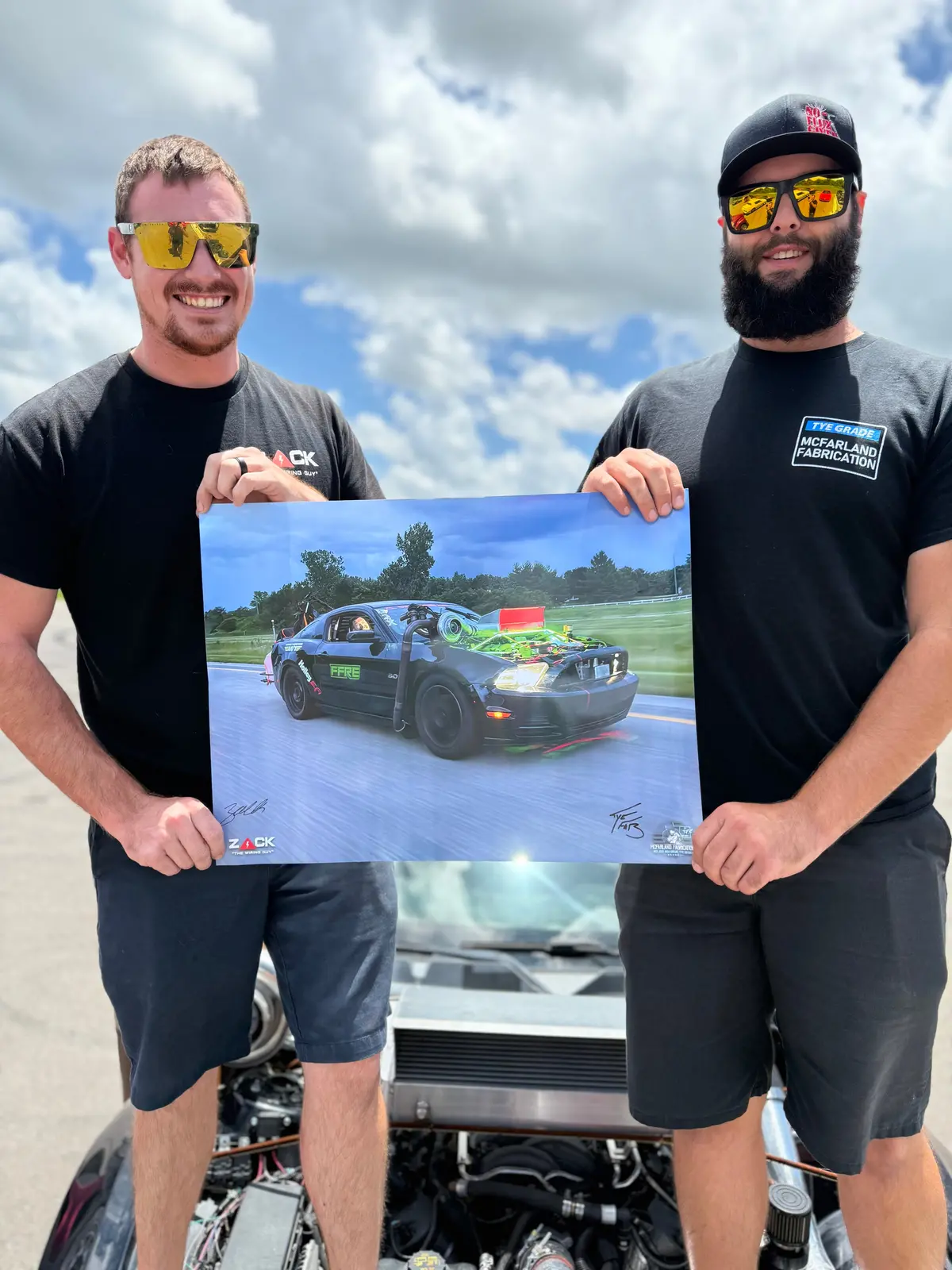 Tye And Zack's Built Not Bought Signed Poster 1
