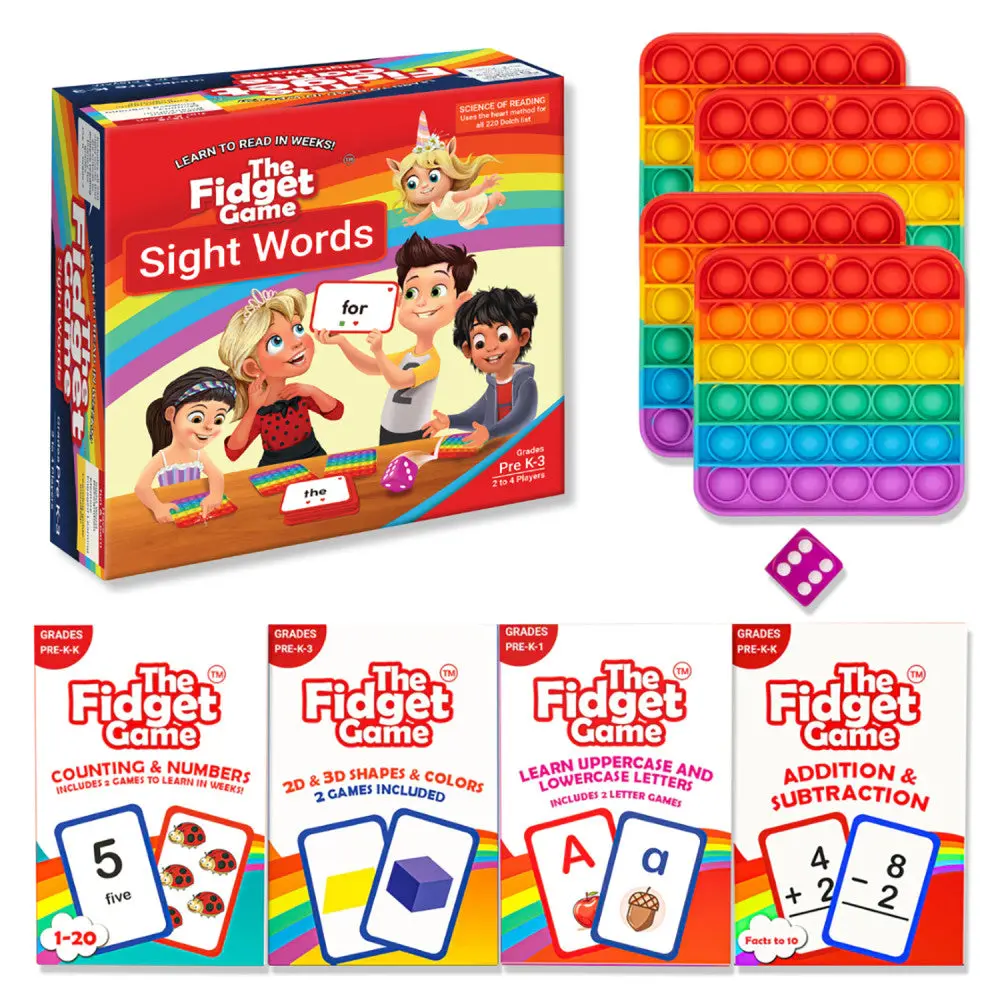Fidget Game Kindergarten Mastery Learning Bundle - Educational Games 1