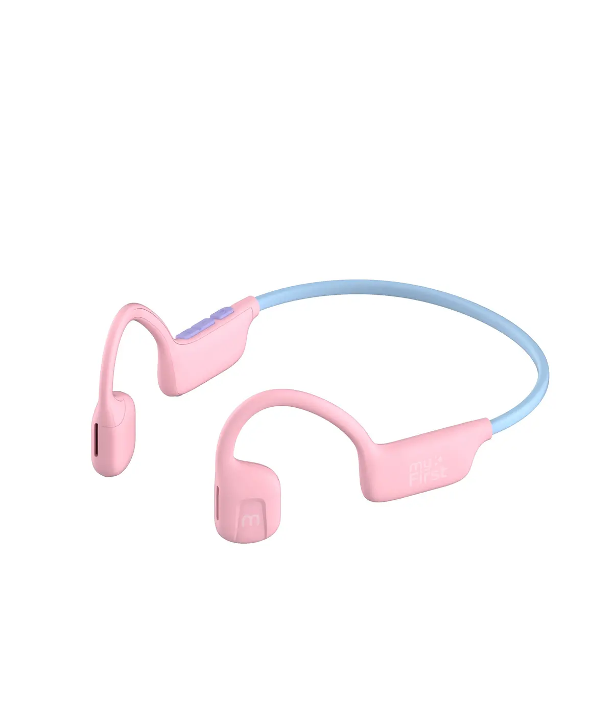 Myfirst Headphones Airwaves: Pink, Kids' Wireless Open-Ear Model 1