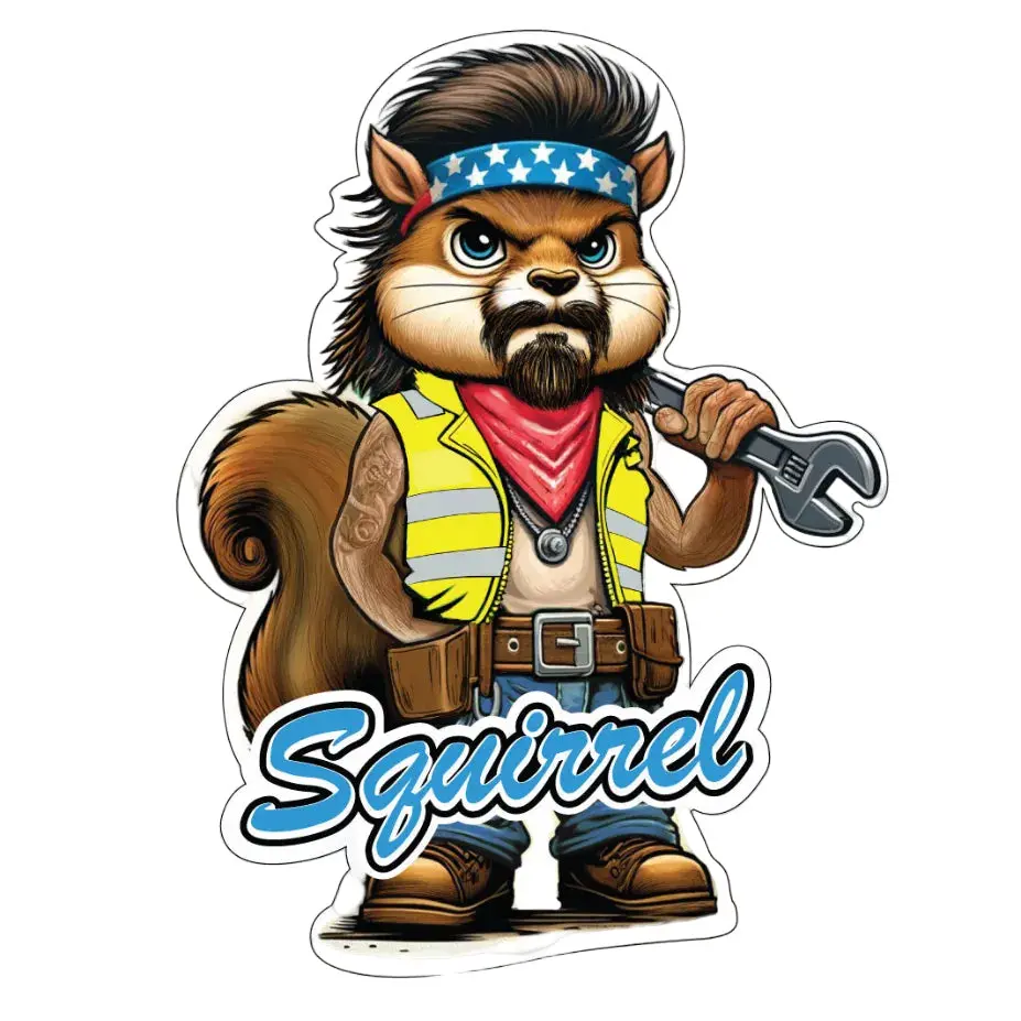 Ls George Squirrel Sticker 1