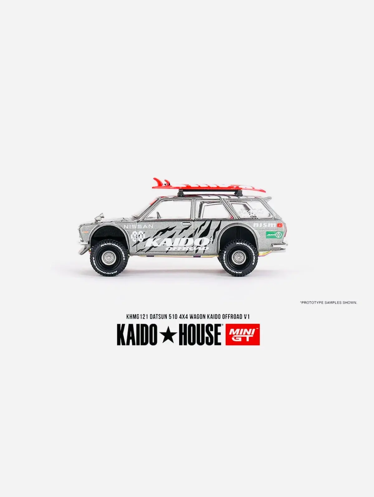 Mini Gt X Kaido House Collab Factory Sealed Datsun Kaido 510 Wagon 4×4 Kaido Offroad V1 #121 1