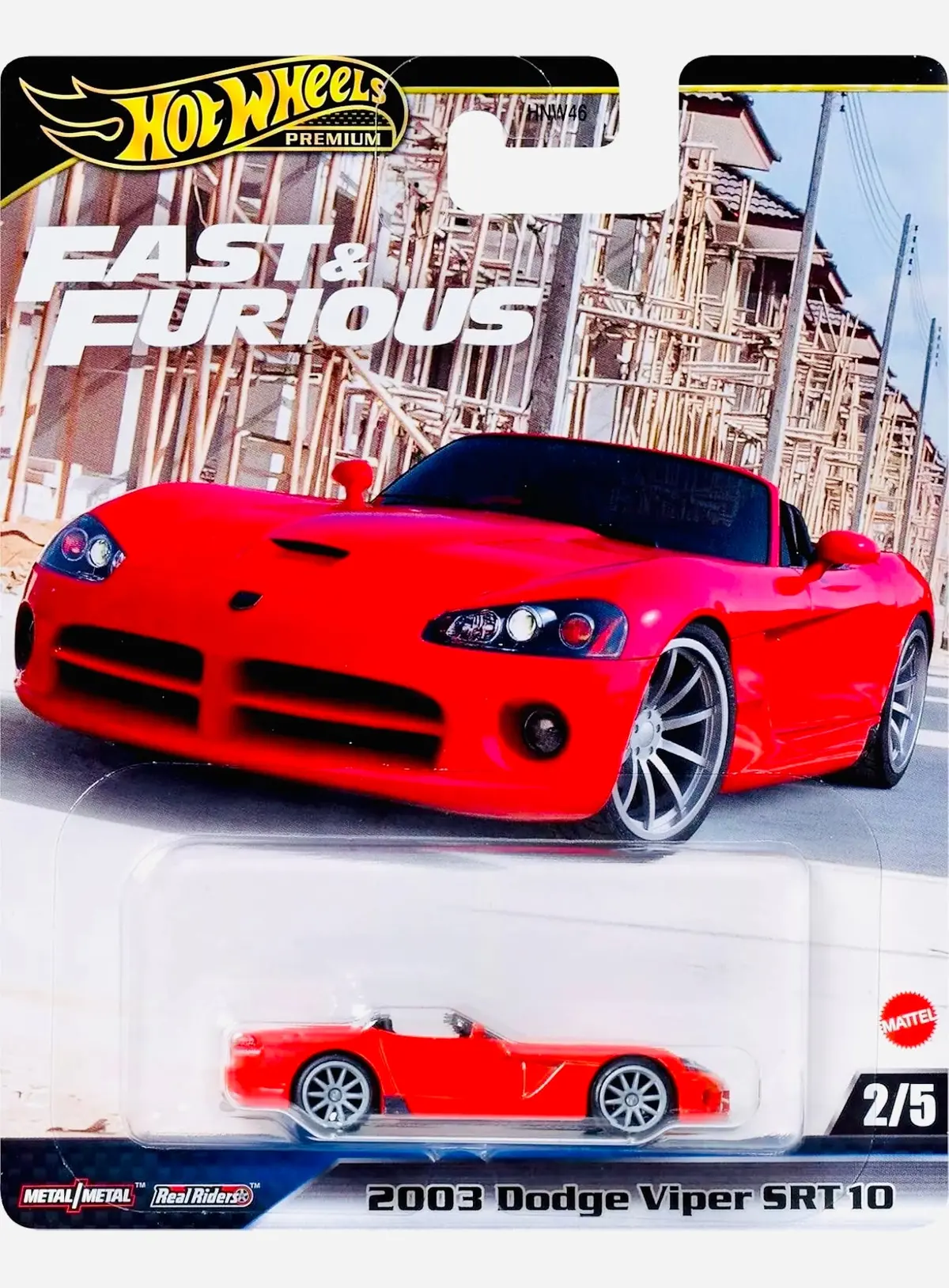 Hot Wheels 2025 Fast & Furious Case J 2023 Dodge Viper Srt 10 1