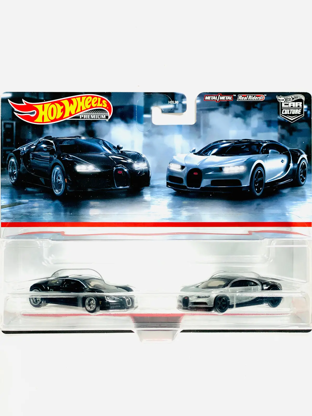 Hot Wheels 2024 Target Exclusive 2 Pack Bugatti Veyron & '16 Bugatti Chiron - Damaged Card/Blister 1