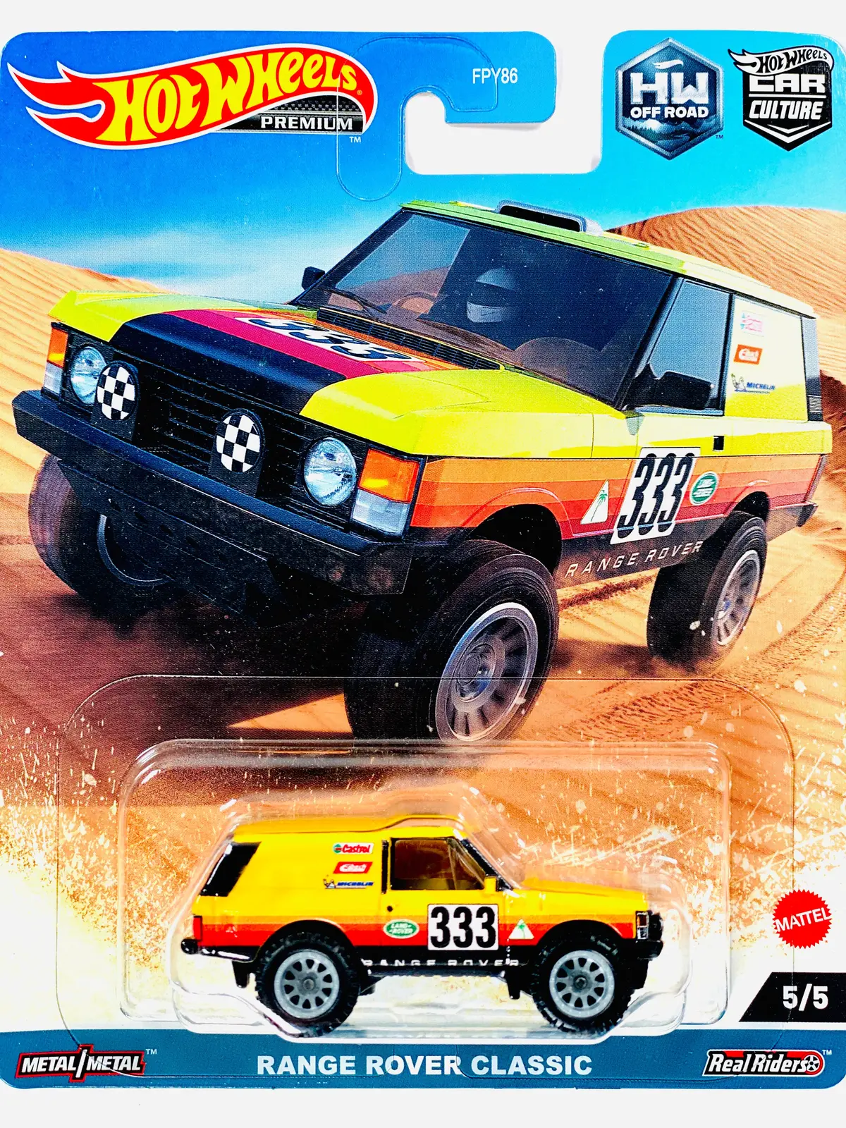 Hot Wheels 2023 Car Culture Off-Road Case F Range Rover Classic 1