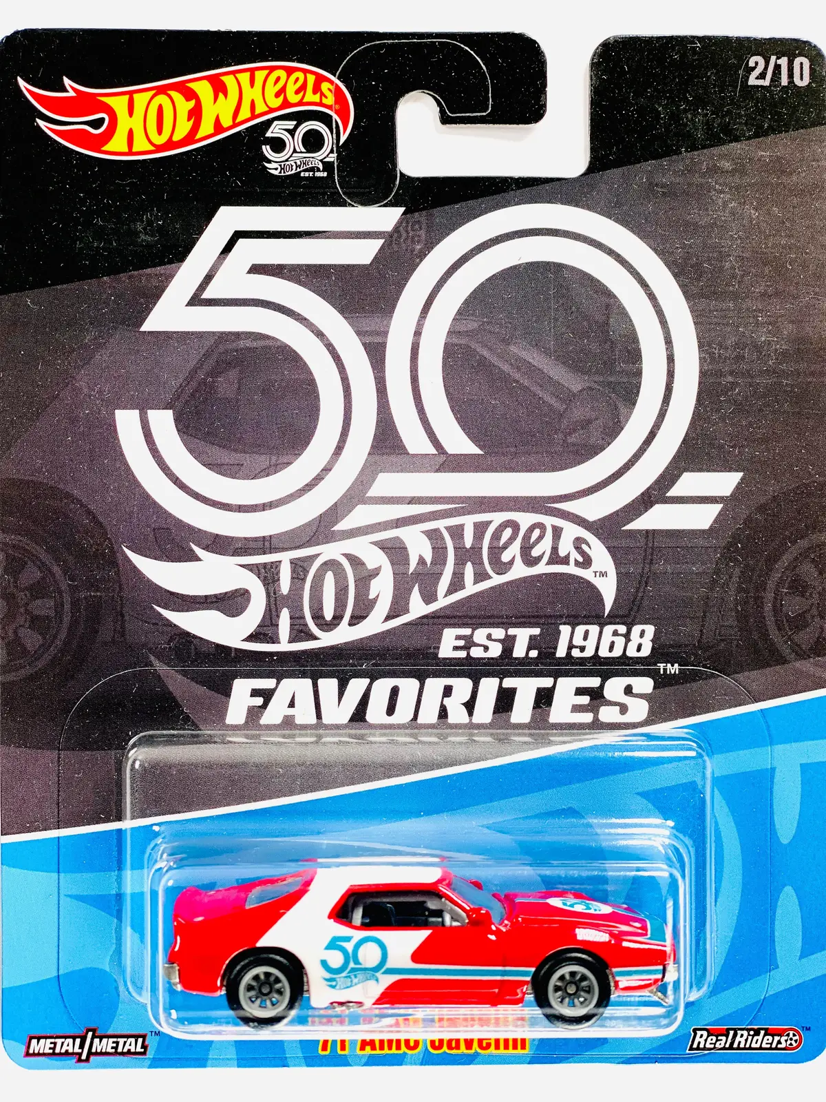Hot Wheels 50Th Anniversary Favorites '71 Amc Javelin - Damaged Card 1