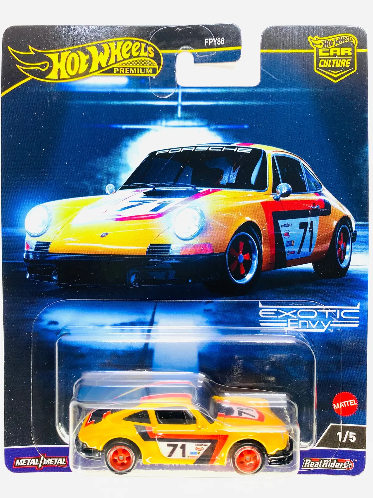 Hot Wheels 2023 Car Culture Exotic Envy Case G '71 Porsche 911 1