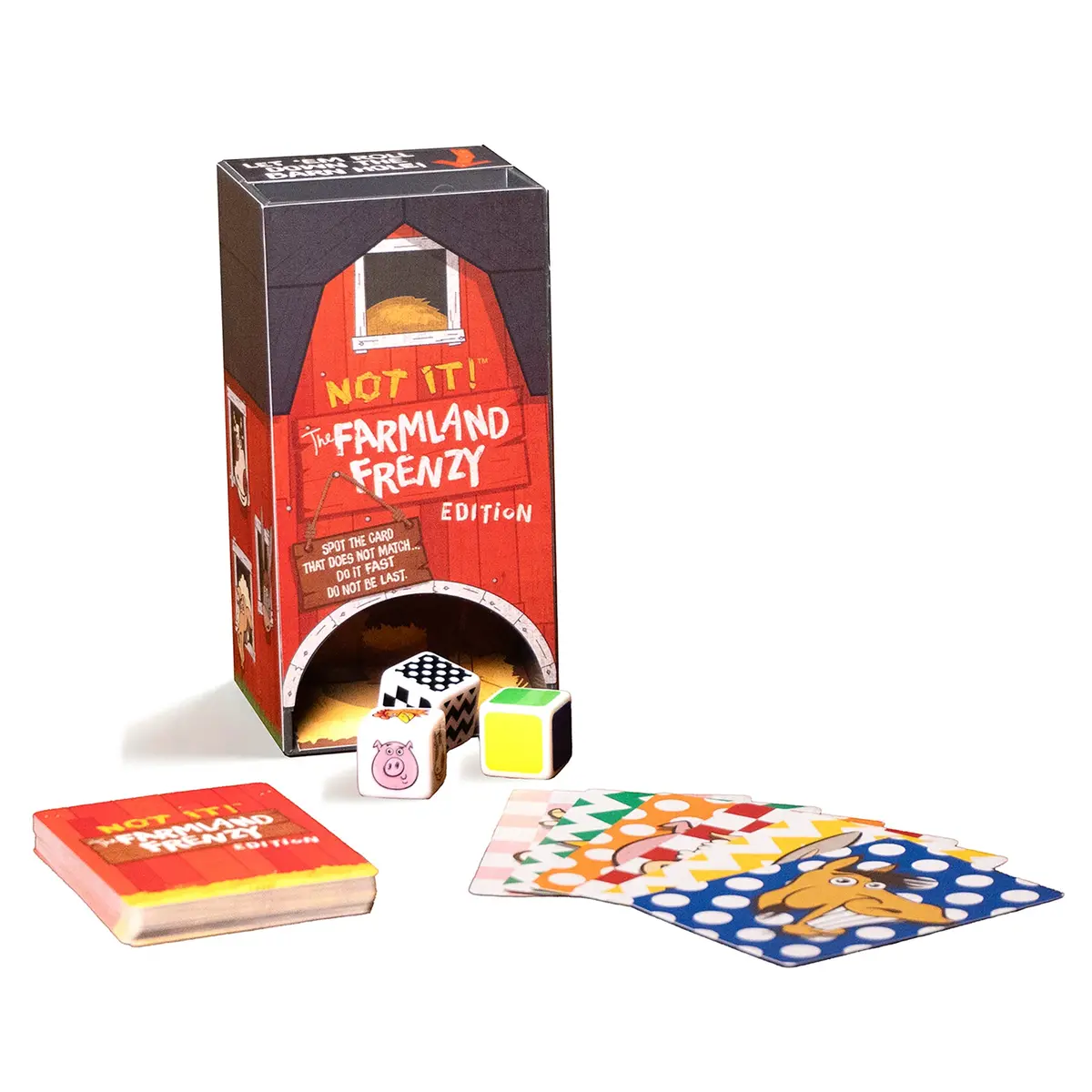 Not It! Farmland Frenzy Animal Matching Card Game 1