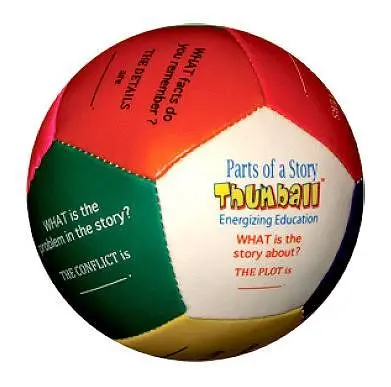 Thumball Parts Of A Story 4" Interactive Learning Game 1