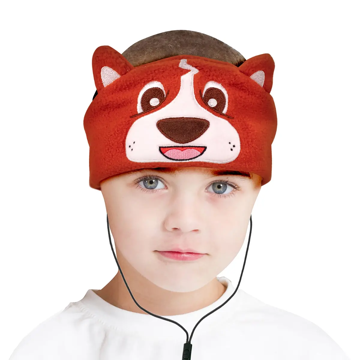 Contixo H1 Kids Adjustable Fleece Headband Headphones - Dog - Cozy Fleece 1