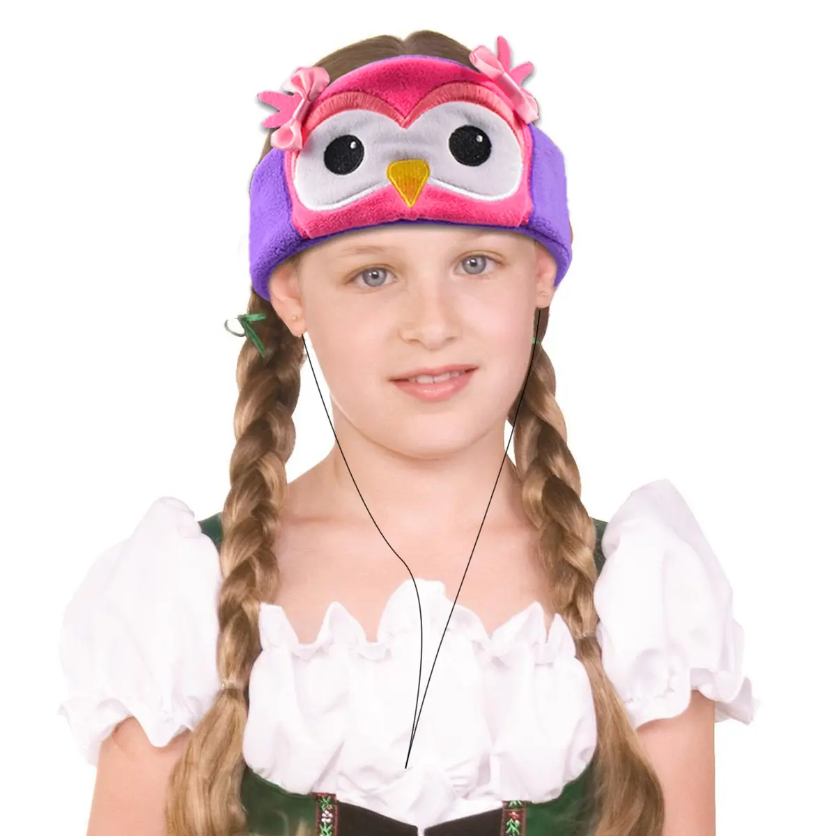 Contixo H1 Kids Fleece Headband Headphones - Adjustable Owl Design 1