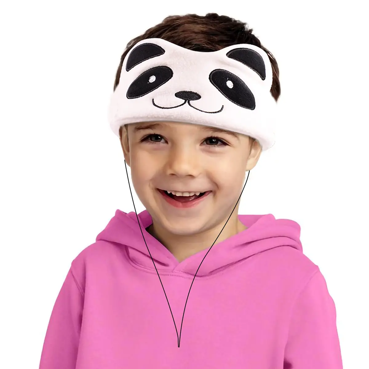 Contixo H1 Kids Adjustable Fleece Headband Headphones - Panda Design 1