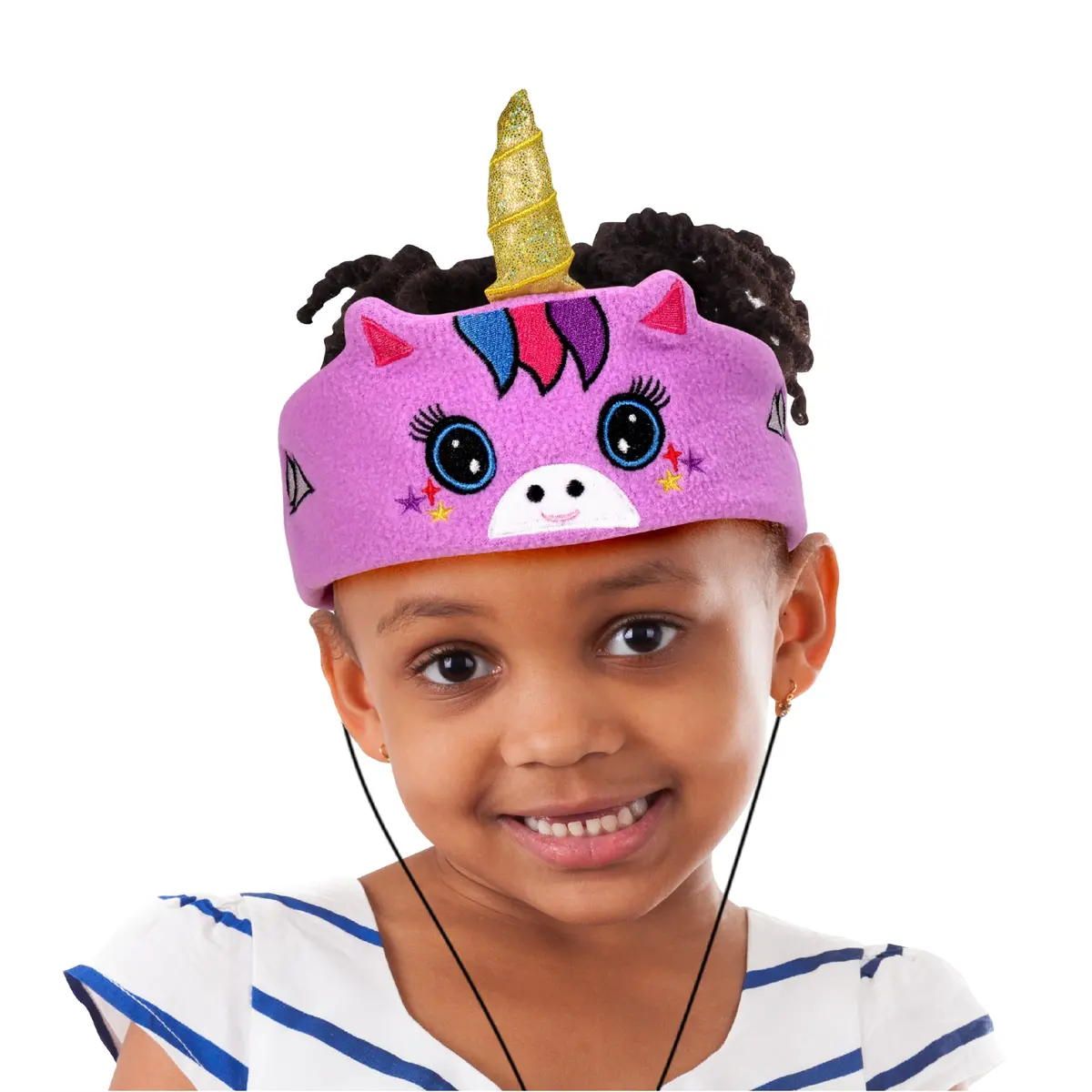 Contixo H1 Kids Adjustable Fleece Headband Headphones - Unicorn 1