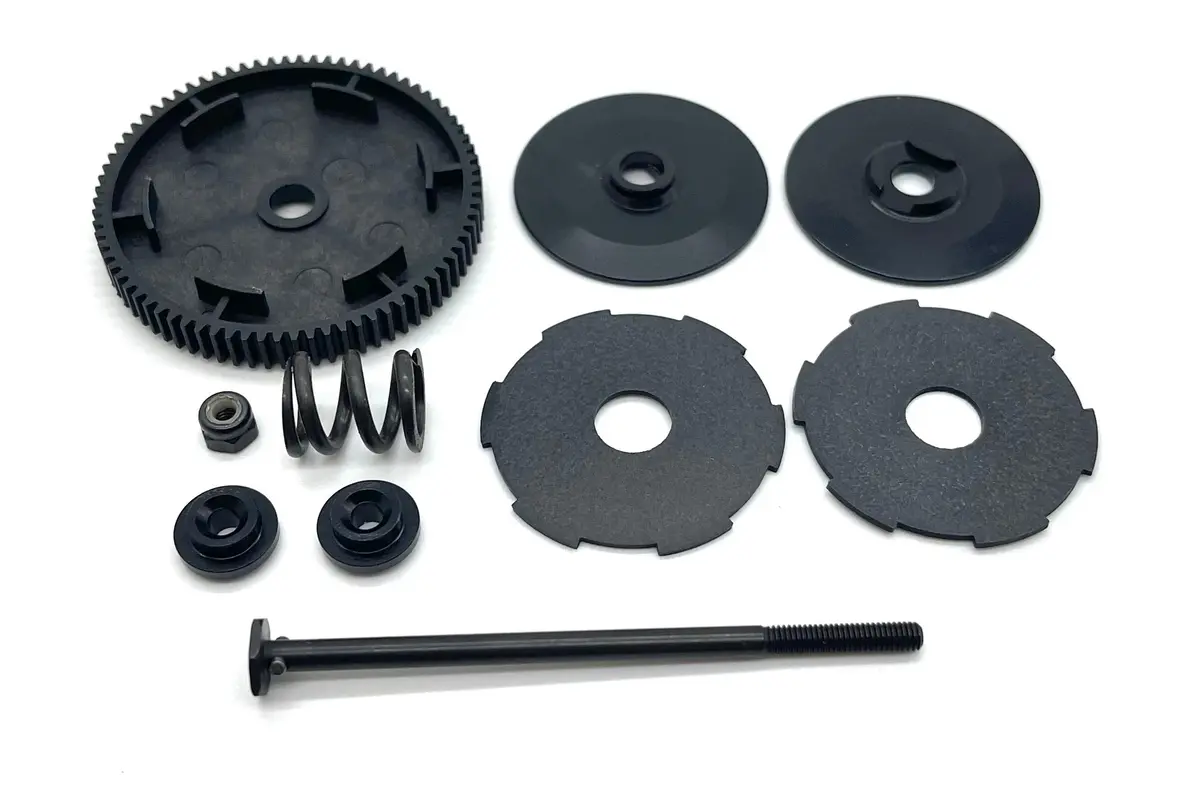 Hb Racing D2 - Slipper Clutch And Spur, (G-05) W/Shaft, Spring, Hardware Evo 204240 1
