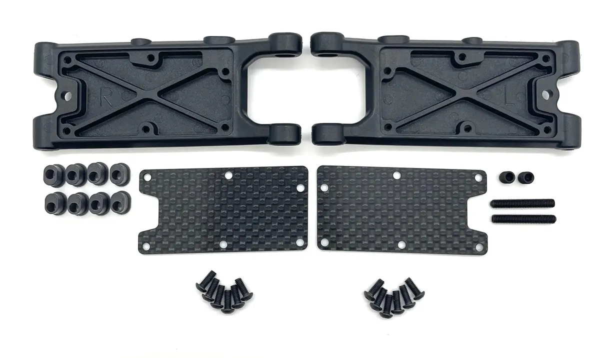 Hb Racing D2 - Rear A-Arms & Carbon Covers, Evo (E-2) 204240 1