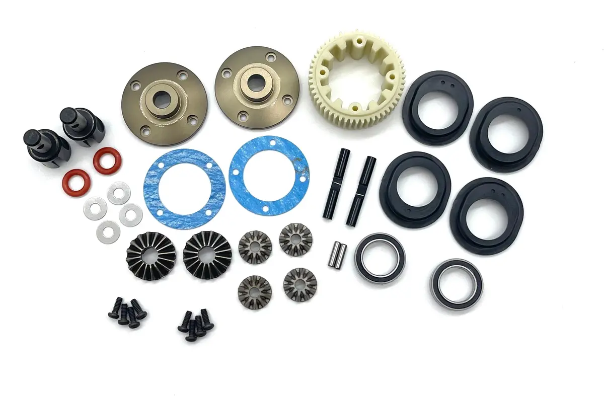 Hb Racing D2 - Rear Differential Assembly Evo (B) 204240 1