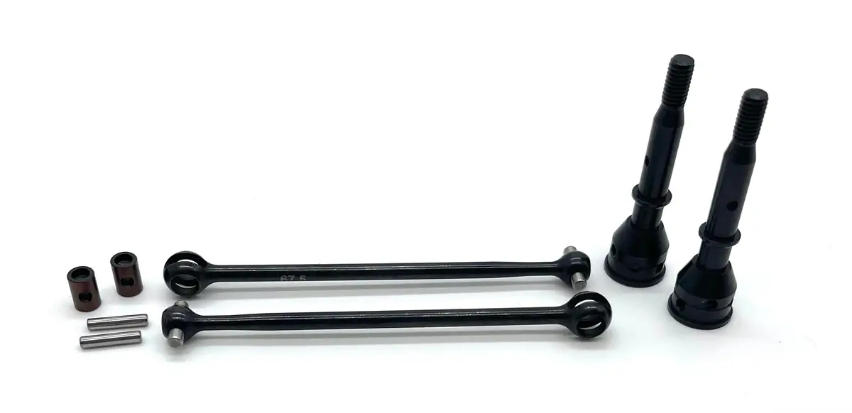 Hb Racing D2 - Rear Driveshaft (G-06) Cvd W/67.5Mm Dogbone Evo 204240 1