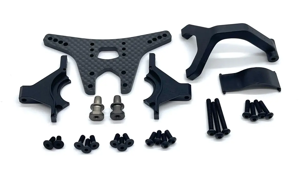 Hb Racing D2 - Rear Carbon Tower, Upper Gearbox (G-4) Evo 204240 1
