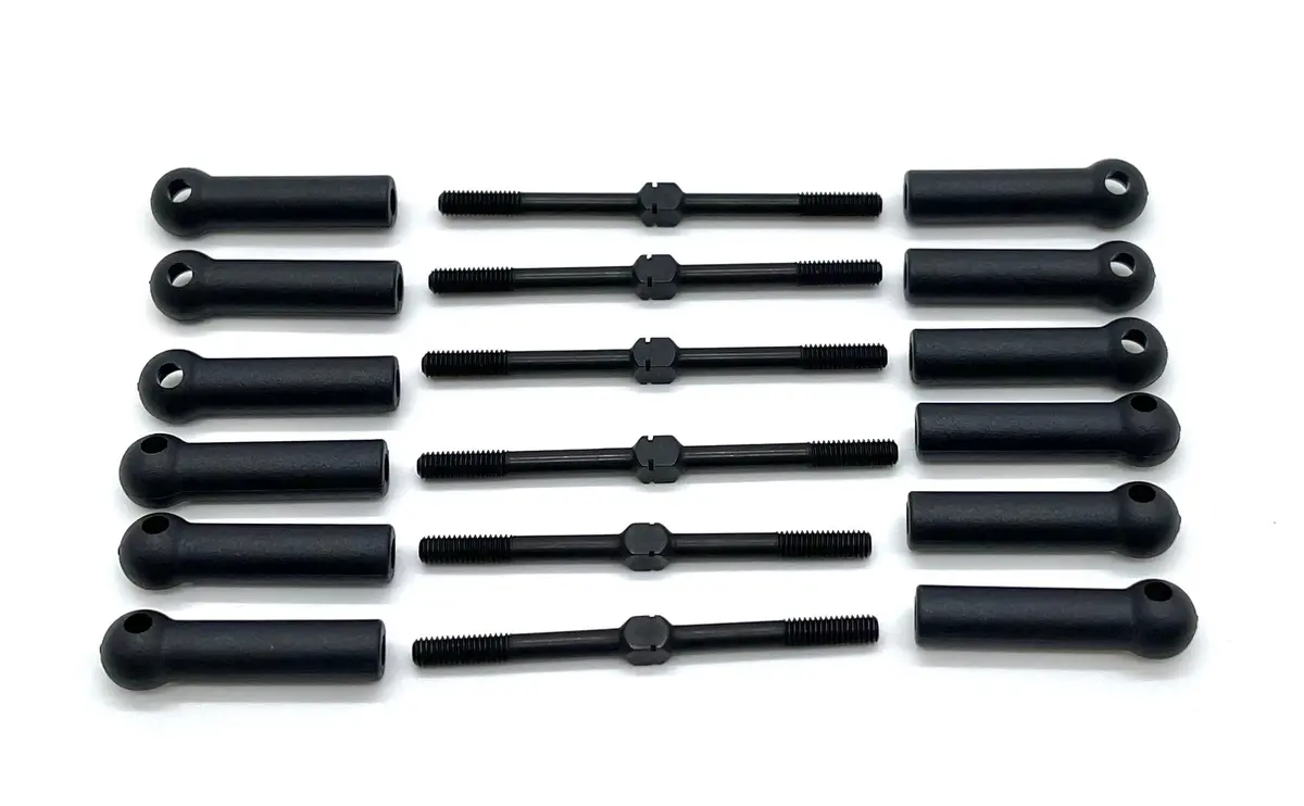 Hb Racing D2 - Rod Ends & Turnbuckles (Front/Rear Ball Evo 204240 1