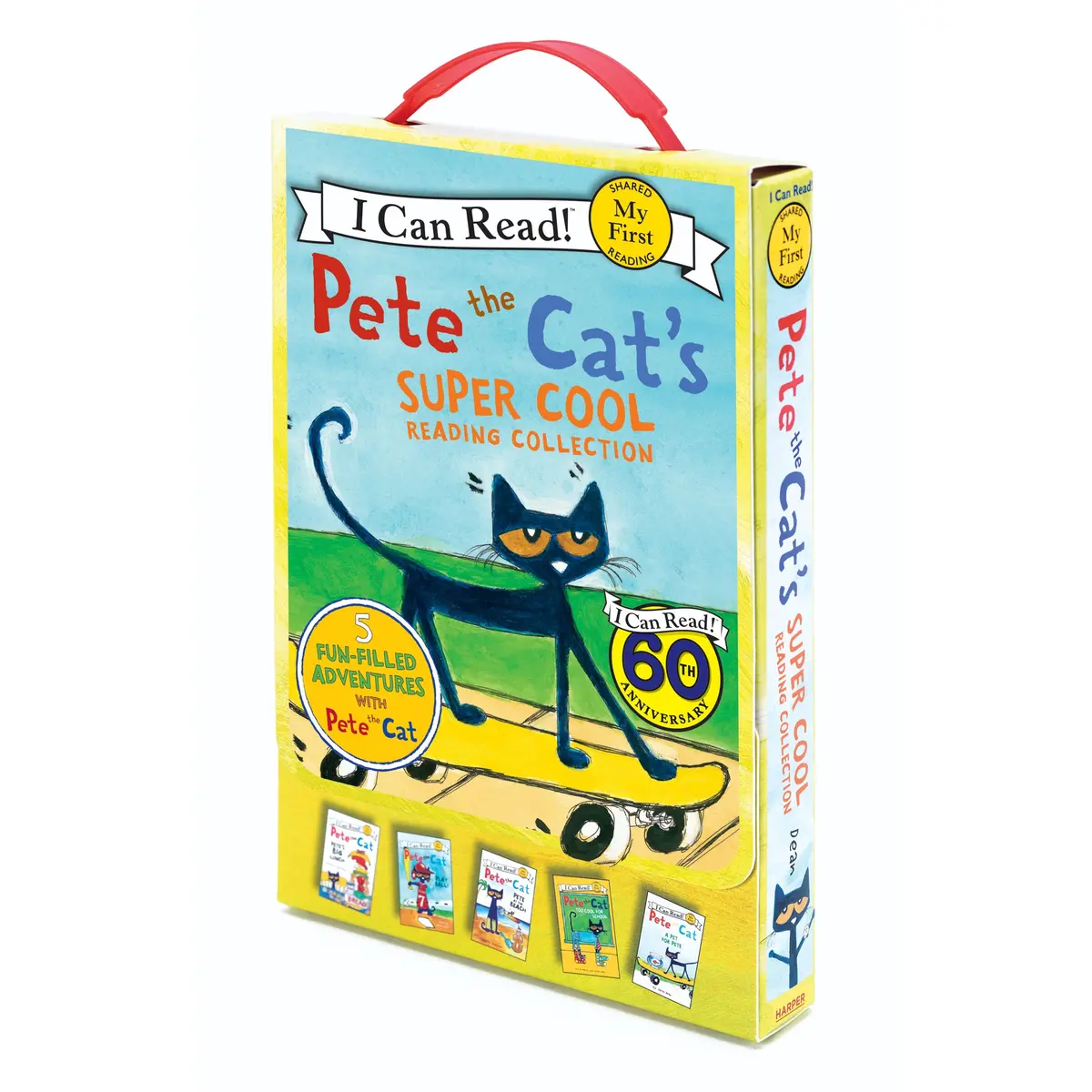 Harpercollins Pete The Cat's Super Cool Reading Collection, Set Of 5 1
