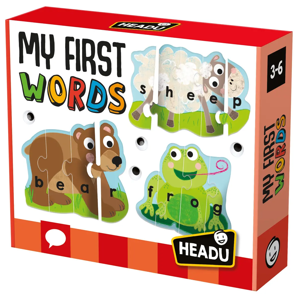 Headu My First Words - Self-Correcting Animal Puzzle Game 1