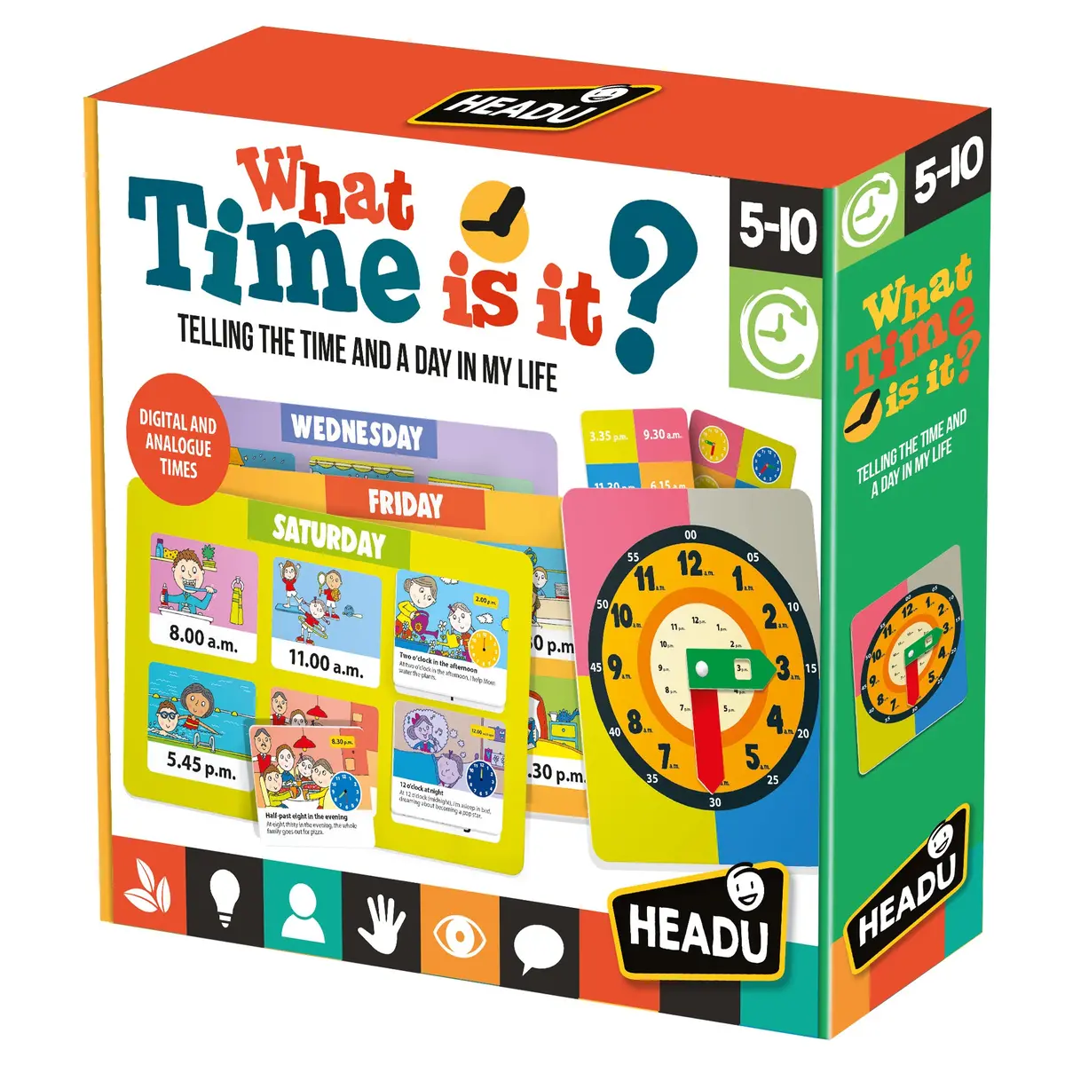 Headu What Time Is It - Interactive Learning Clock Game 1