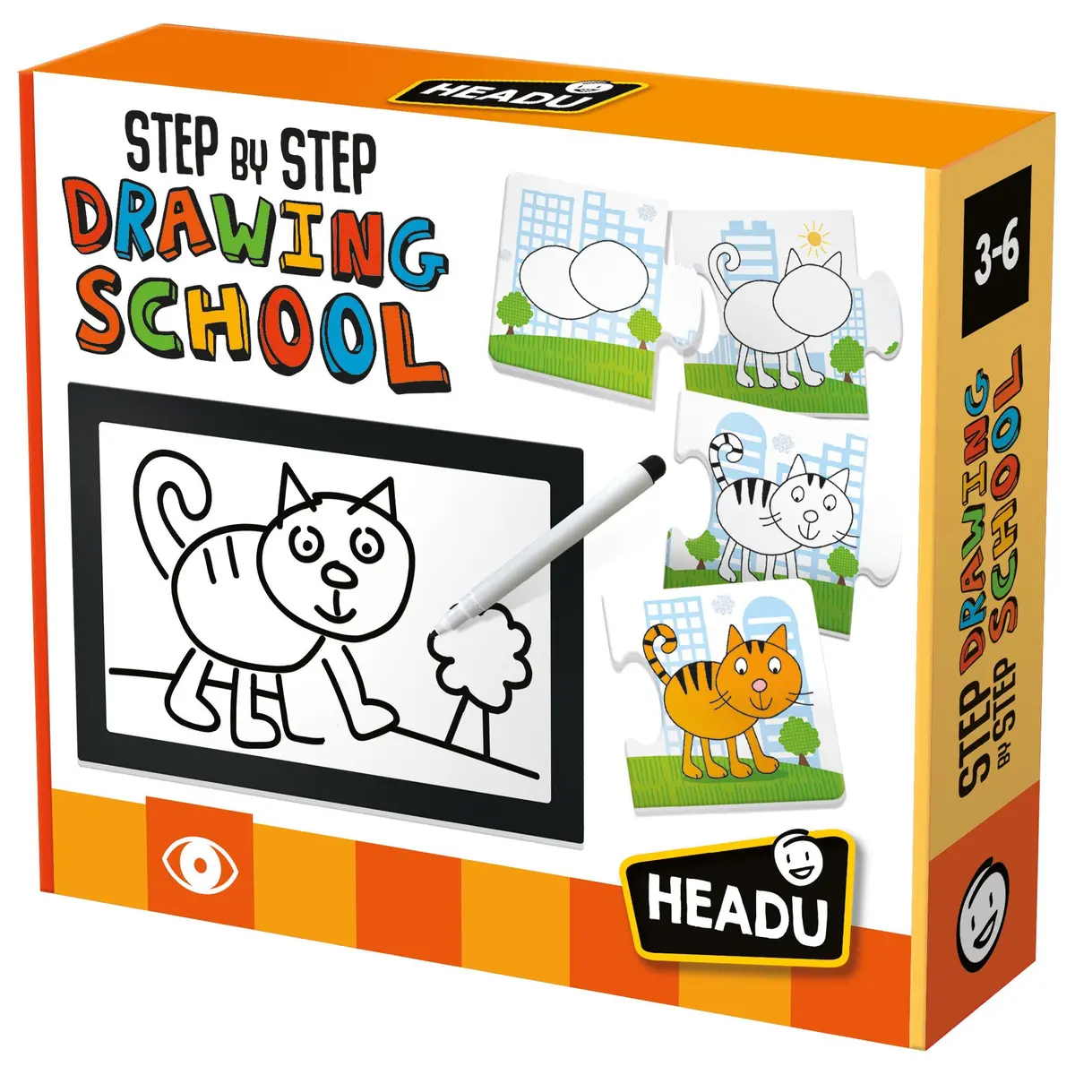 Headu Step By Step Drawing School - Animal Artistry Kit 1